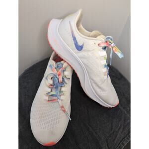 Nike Air zoom Pegasus 37 for white tye dye running shoes sz 10